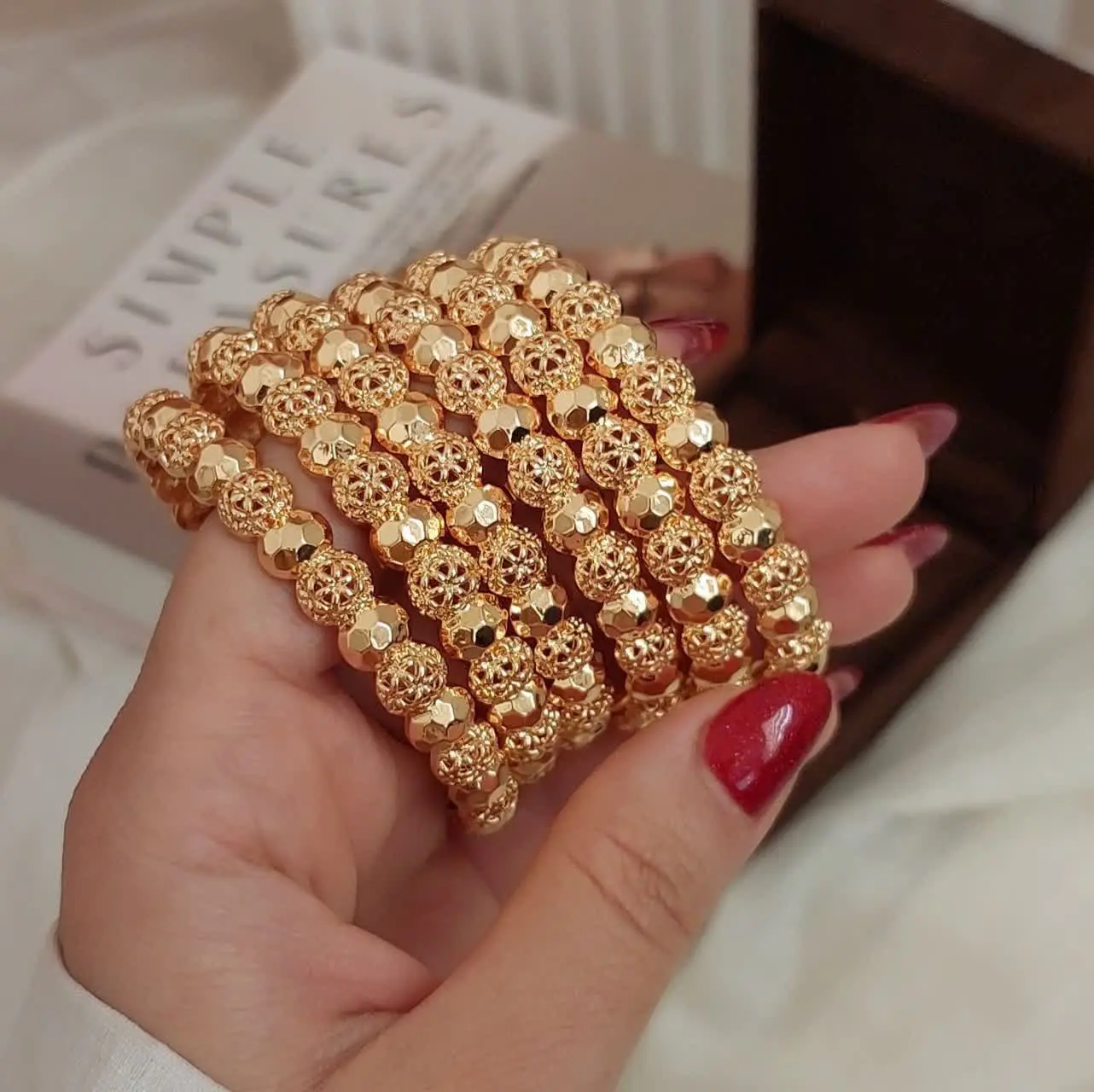 #النگو طرح طلای استخوانی جدید 😍
