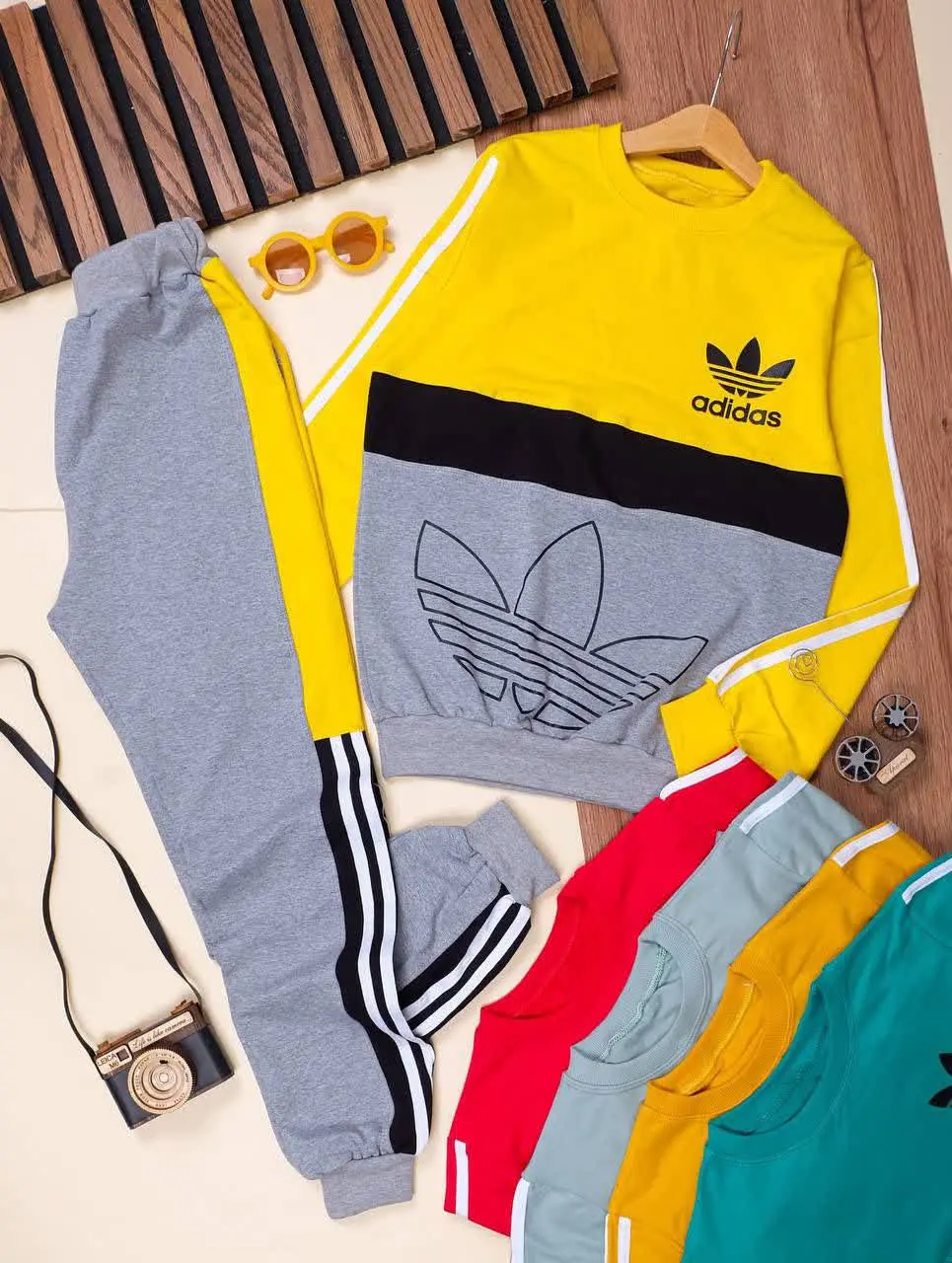 👕نام کالا: #بلوزشلوار آدیداس پسرانه 
