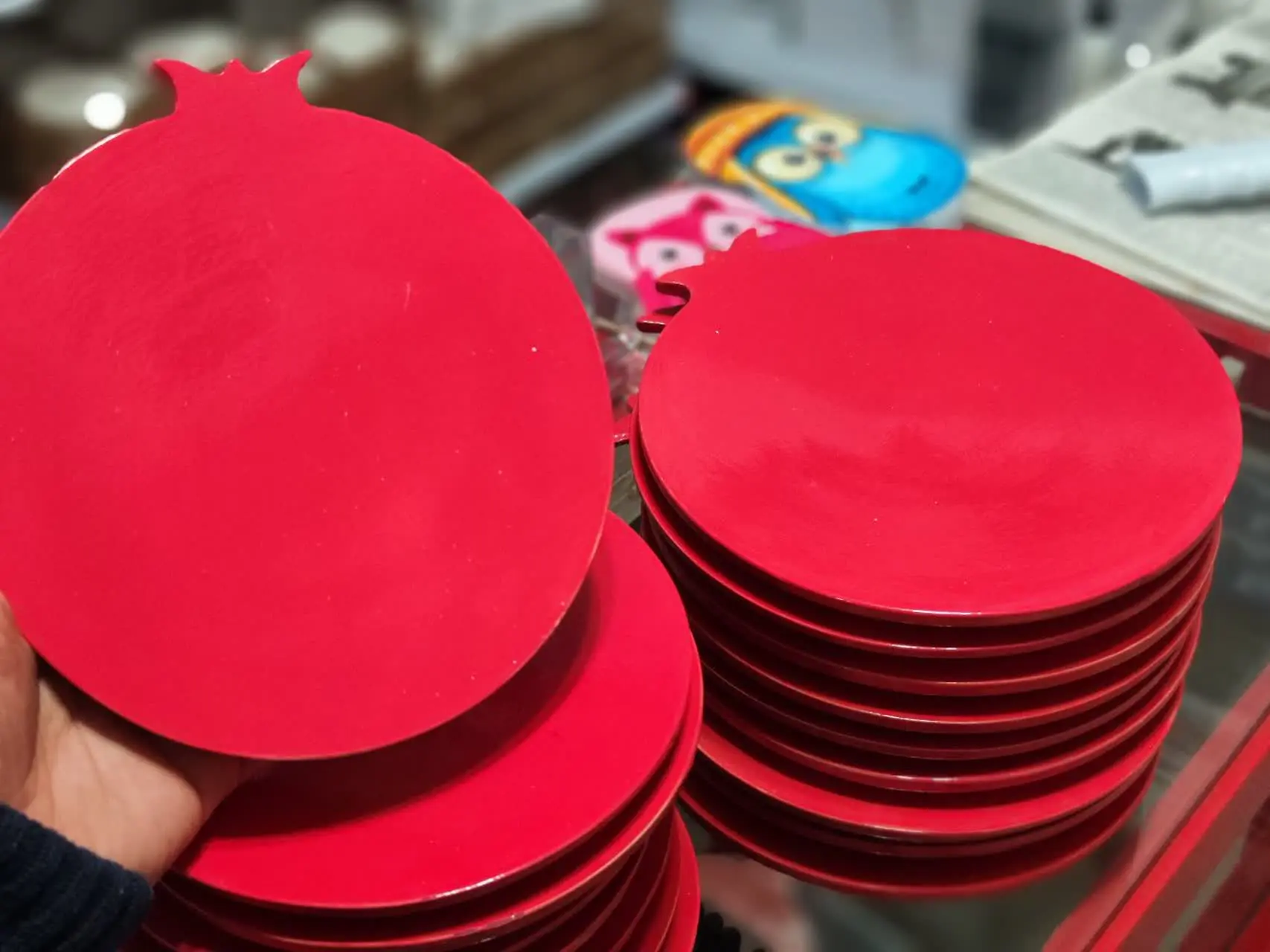 بشقاب سرامیکی انار 
