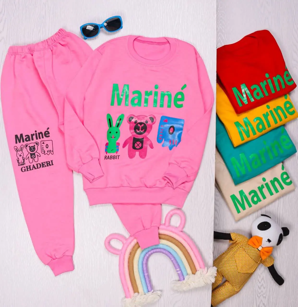 👯 بلوز شلوار خرس مارینی 👯