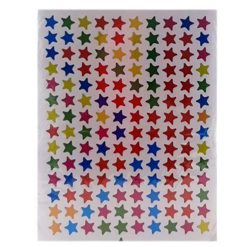 برچسب تشویقی ستاره ریز و درشت