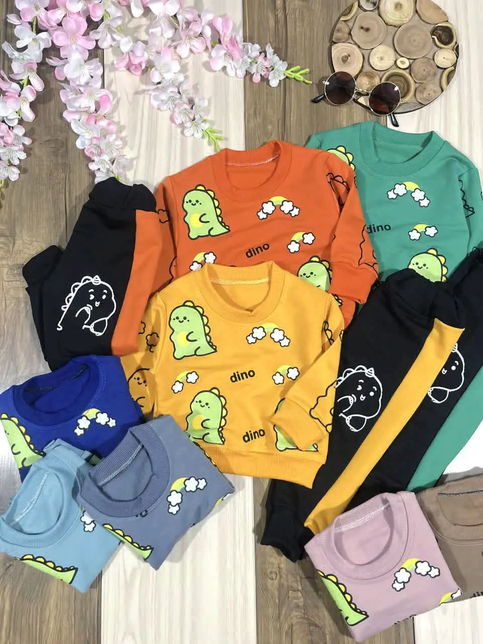 🦖بلوز شلوار داینو کوچولو🦖