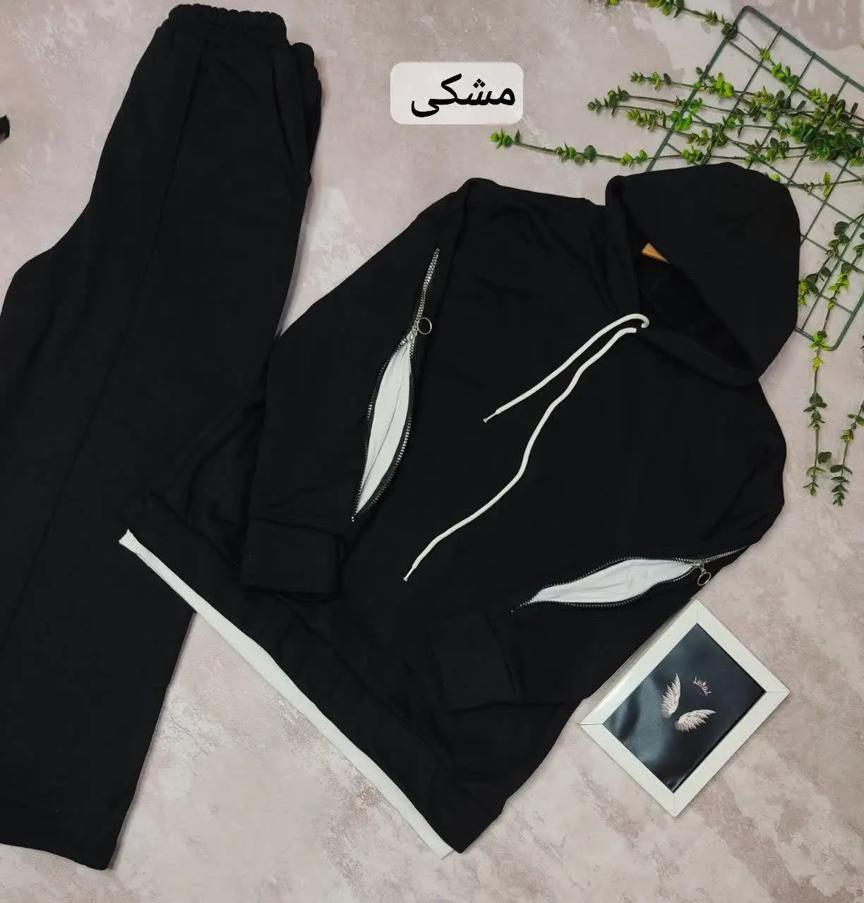 🦋نام مدل: ست هودی شلوار آست...