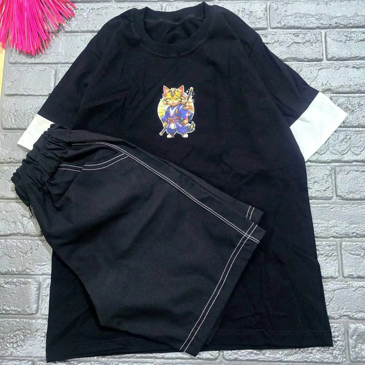 👚نام: ست گربه جنگجو مشکی
