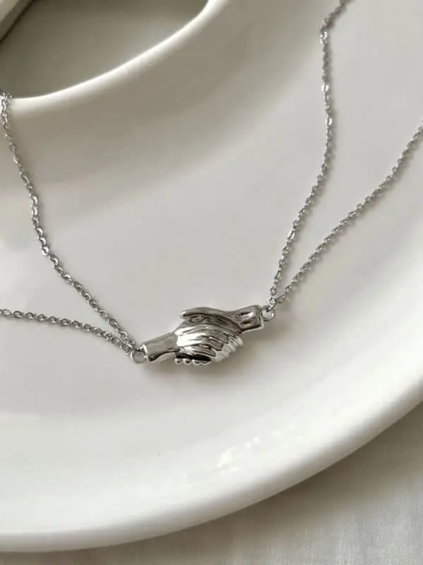 ست گردنبند دست 😍❤️