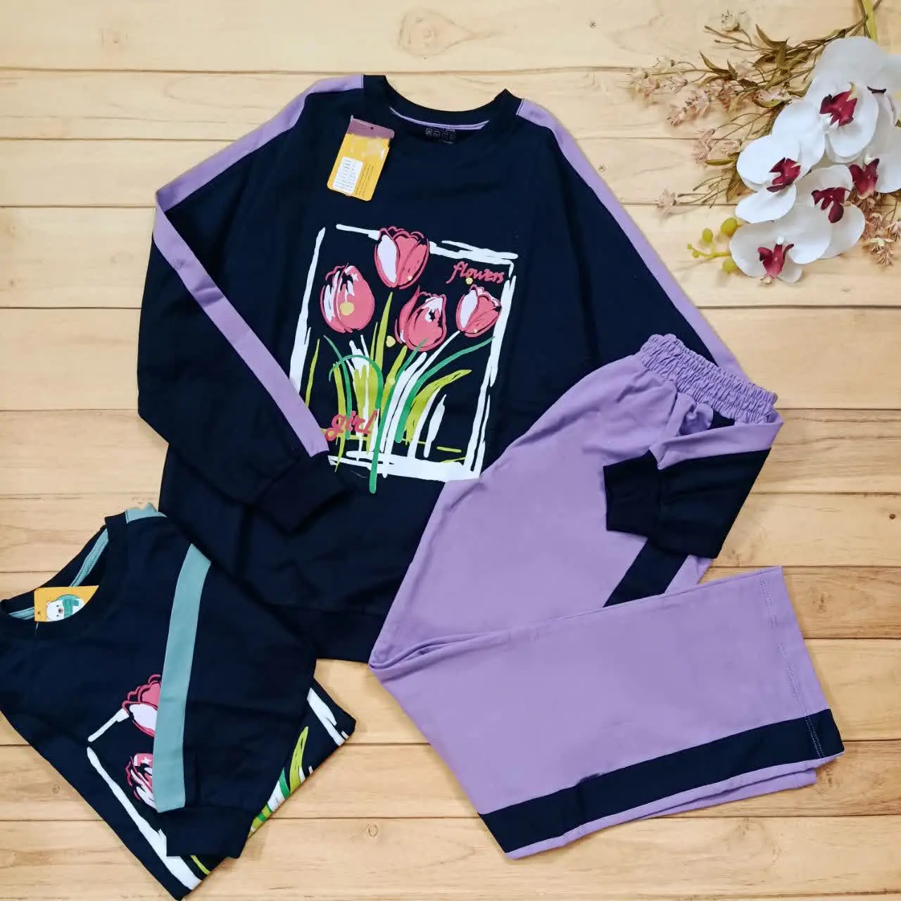 🔅جنس: بلوز  و شلوار دورس دو...