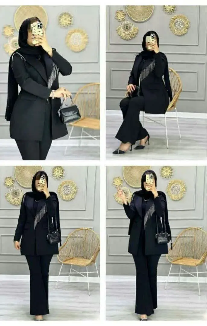 🌟نام: کت شلوار زنجیری ملورین😍
