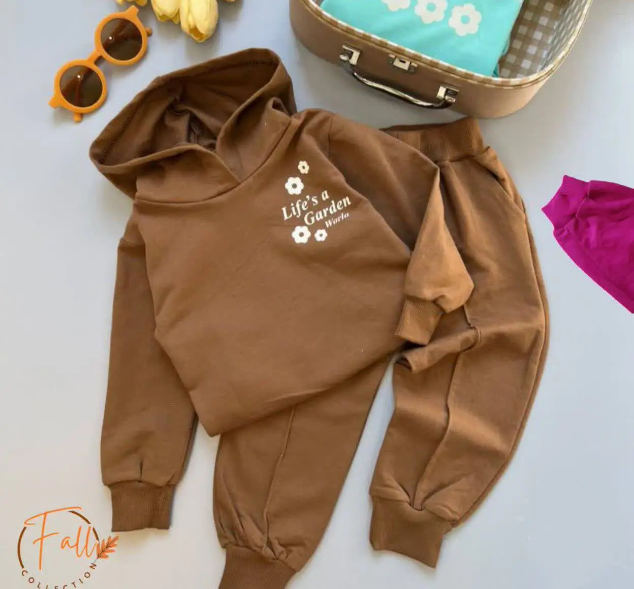 🔅جنس: هودی و شلوار دورس پنبه