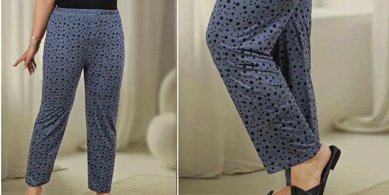 شلوار ویسکوز سافت تمام چاپ 
