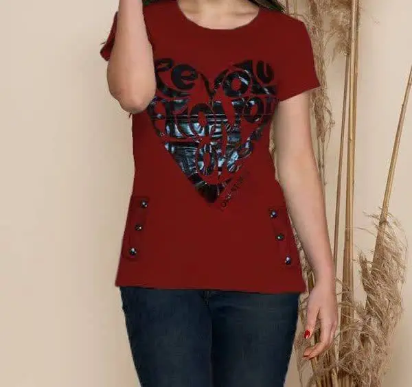 ⚜تیشرت ۶ دکمه
