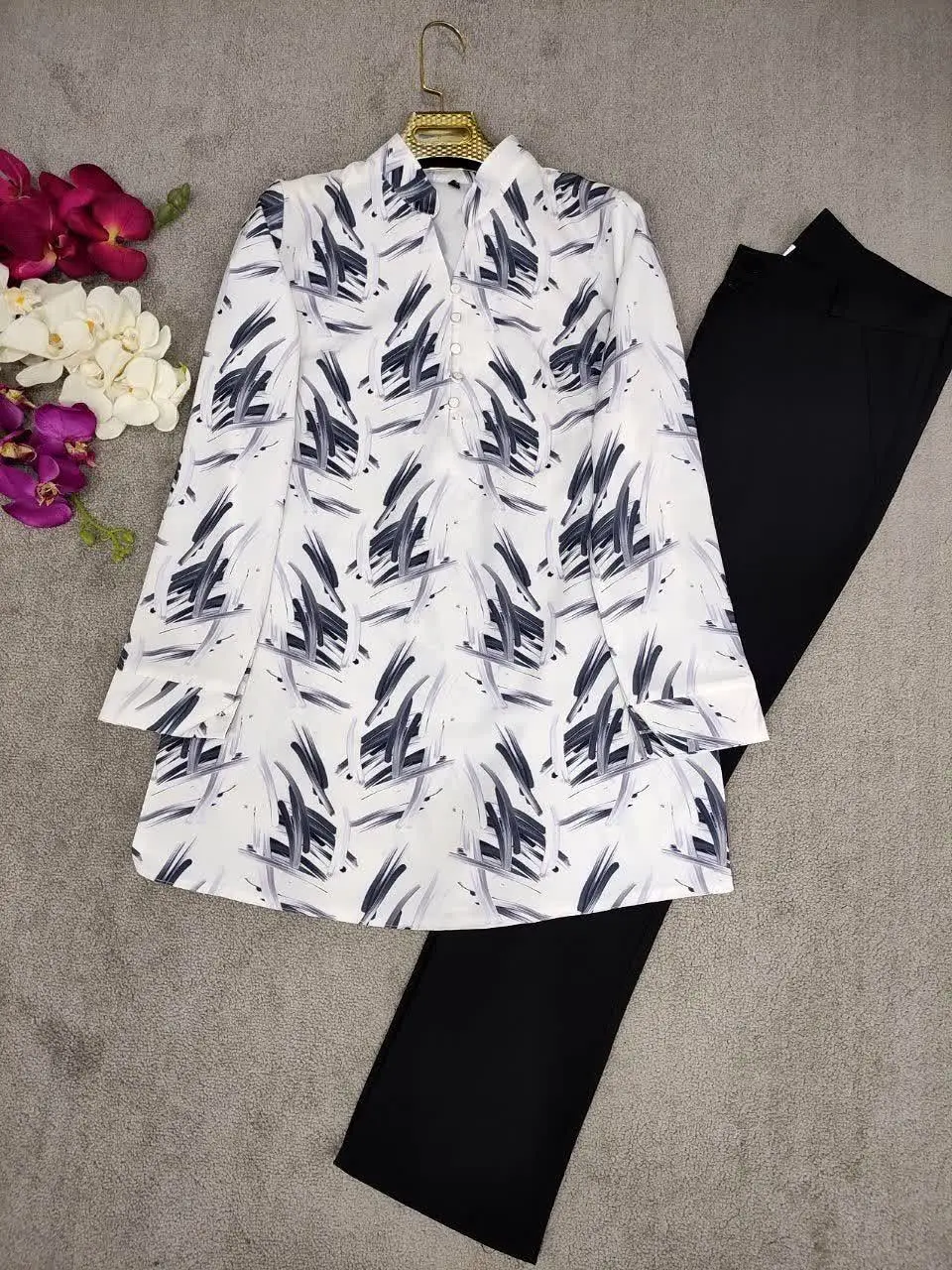 🍃نام: شومیز شلوار آرامش
