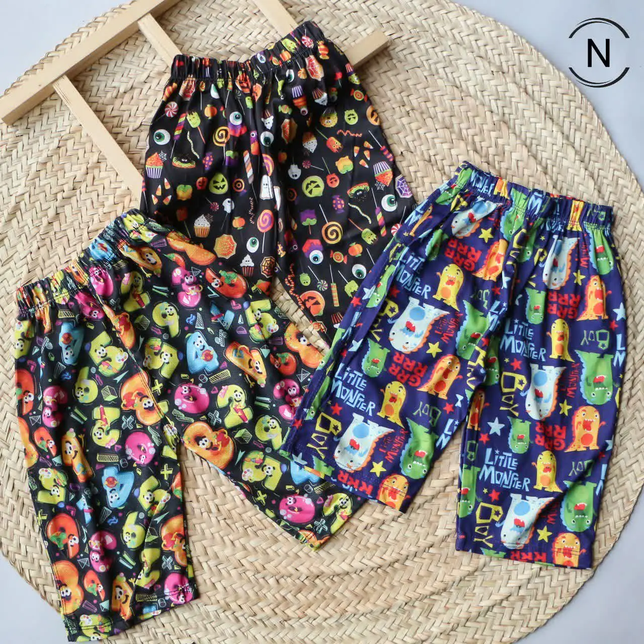 #شلوارک راحتی پسرانه تمام چاپ 
