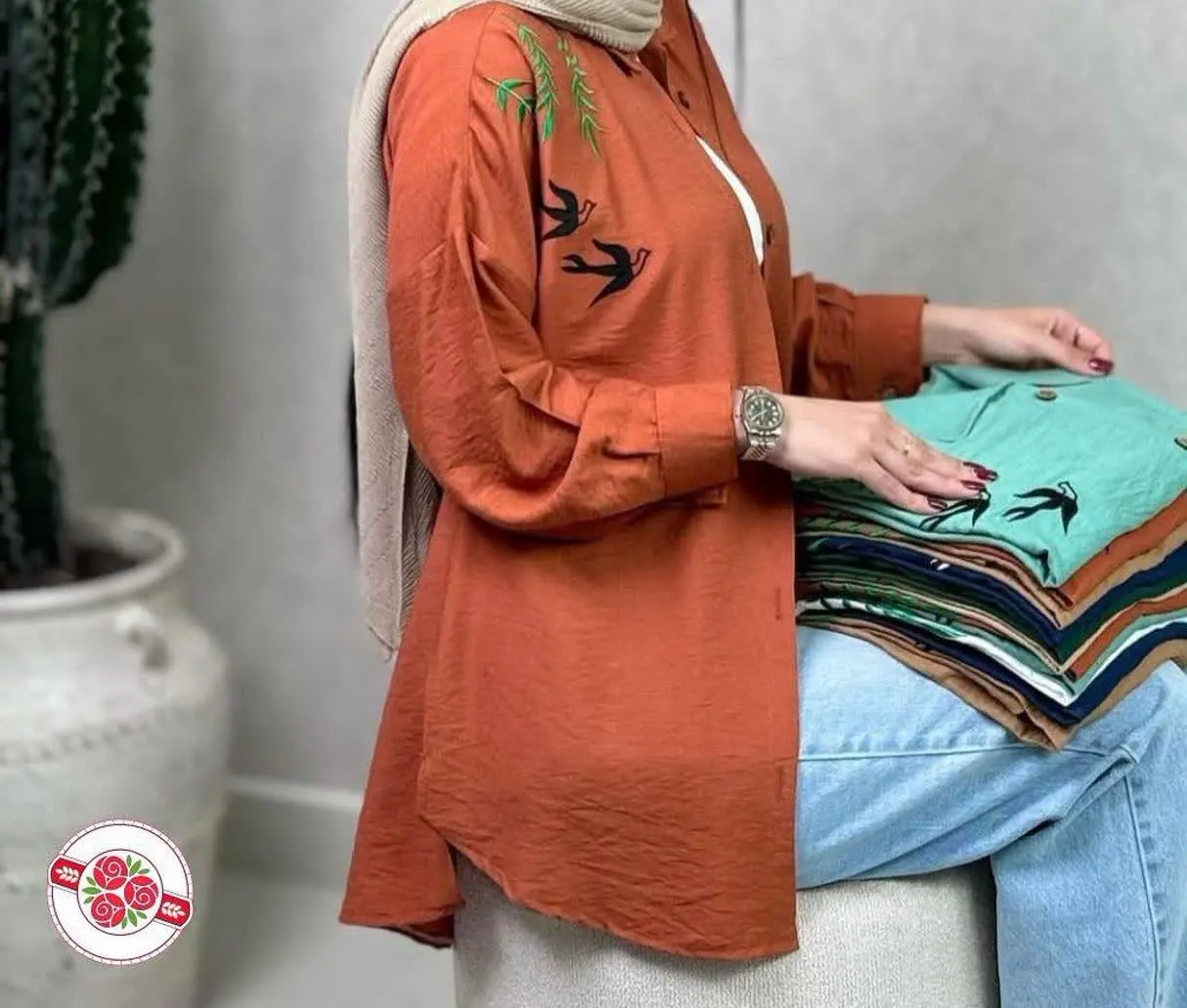 نام: شومیز مانتویی پرستو
