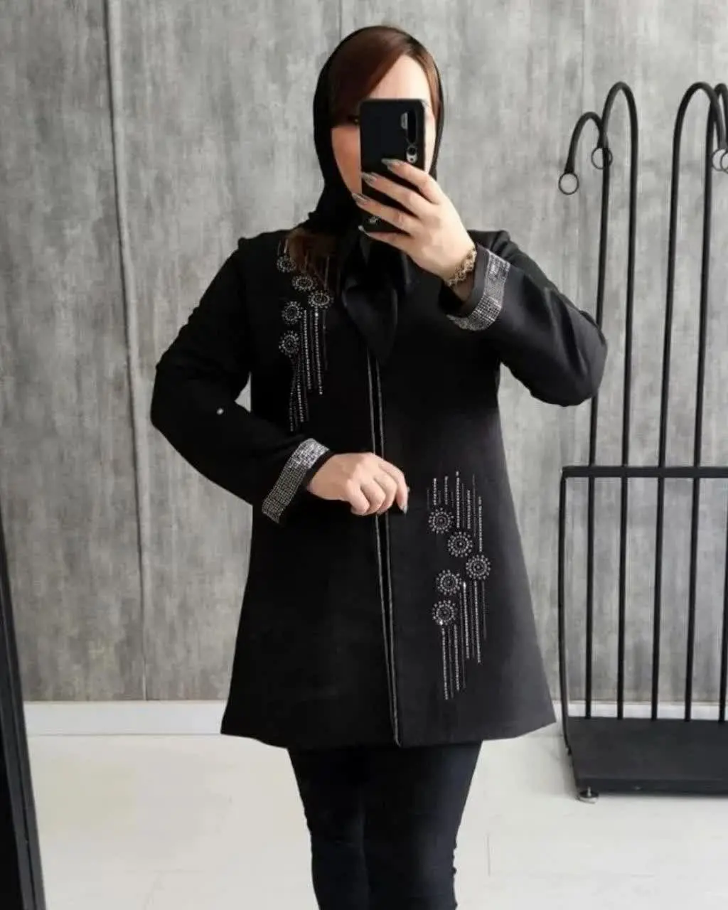 🔰 نام: کت نوار دوزی نگین دار
