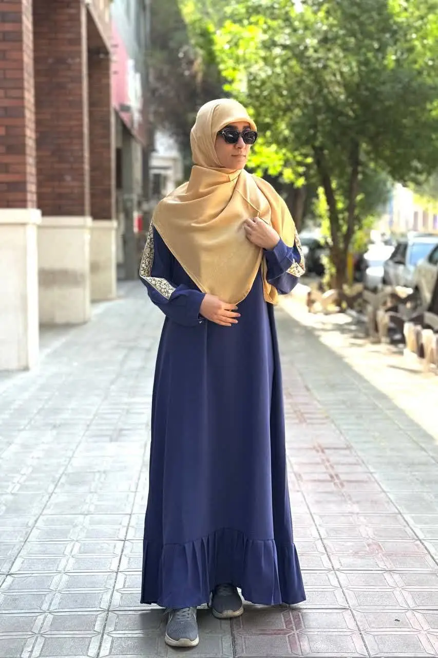 مانتو عبایی نیلوفر💙