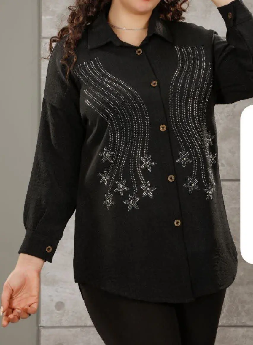 ❤️مانتو نگین دار
