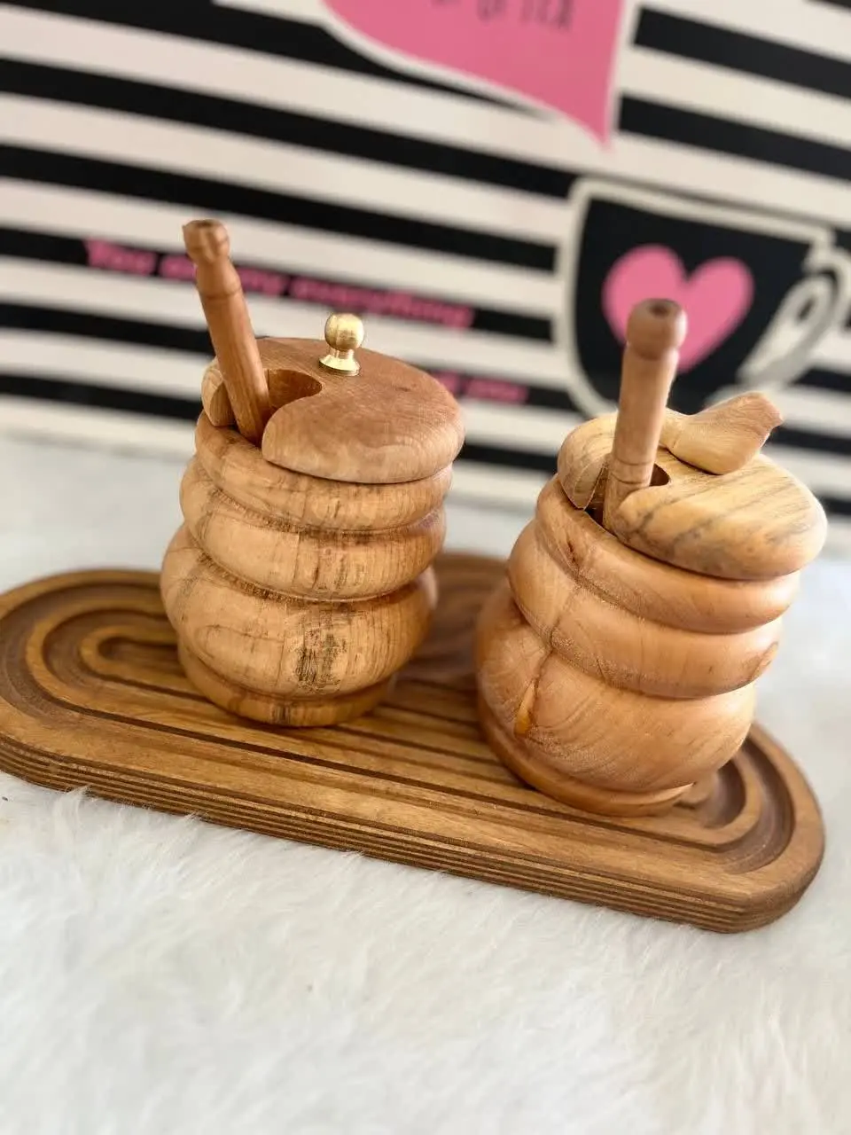 💥عسل خوری چوبی💥