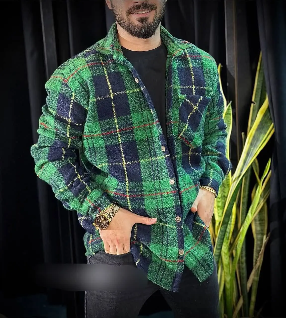 🍃 #پیراهن_پشمی شیک و جذاب🍃
