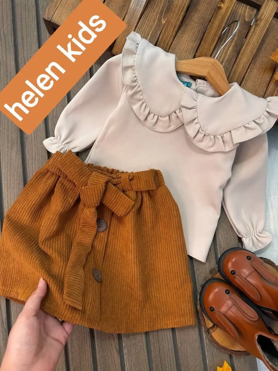 شومیز دامن گلایل 
