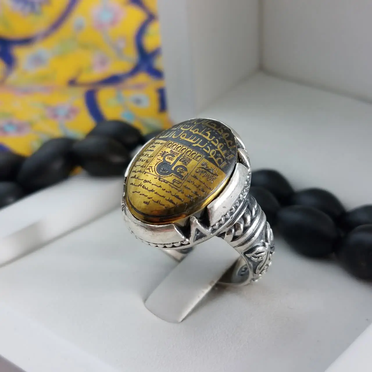 ✅انگشتر #مردانه حدیدصینی+عین علی
