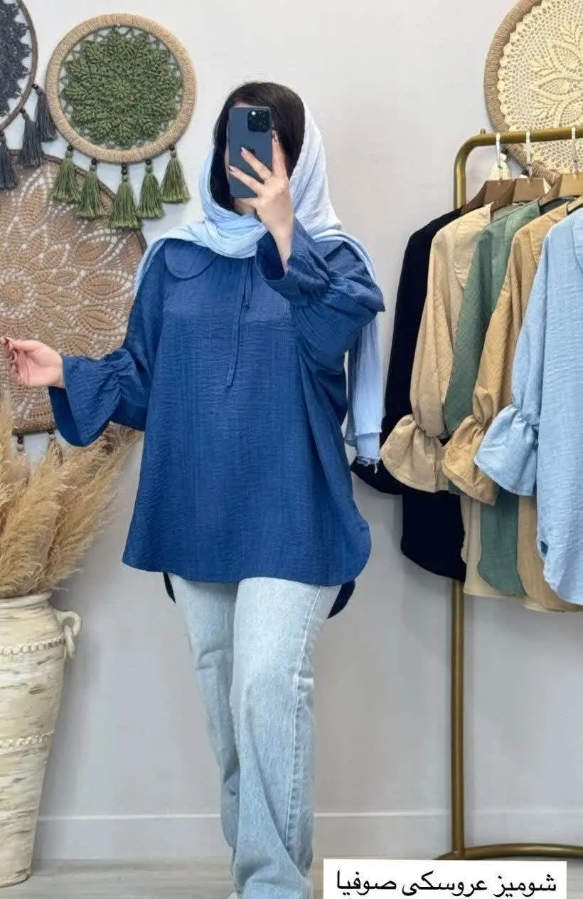 🍃 تونیک عروسکی یقه دار
