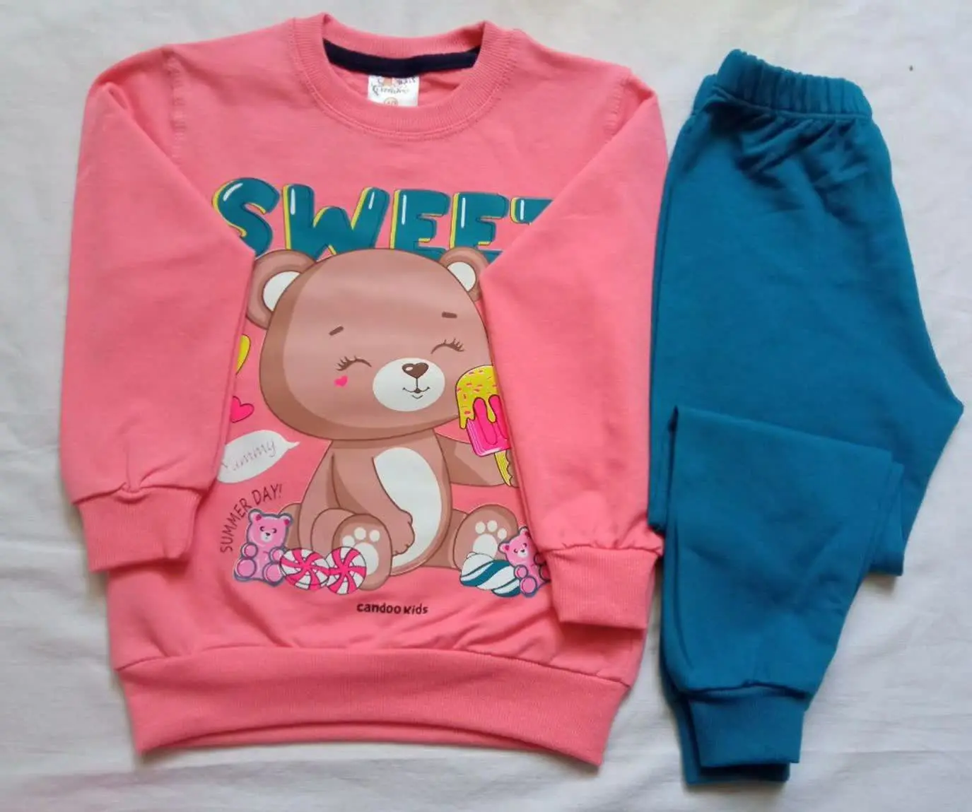 بلوز شلوار خرس و شیرینی🍩🍪