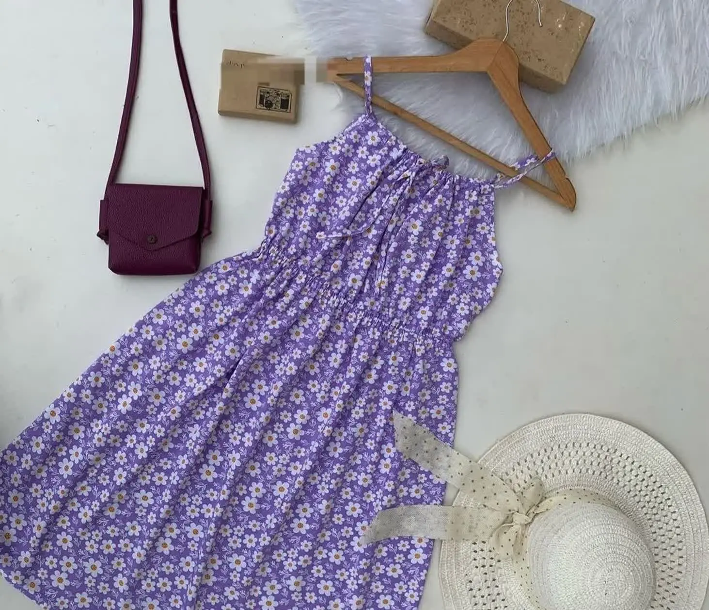 پیراهن ساحلی بند دار با طرح جدید شارژ شد🌸🌱🌼
