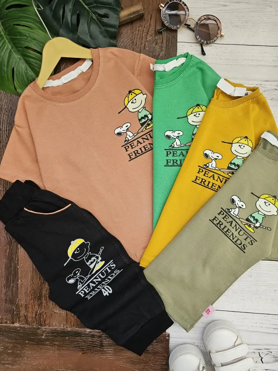تیشرت و شلوارک پسرانه peantus🧢🧒🏻
