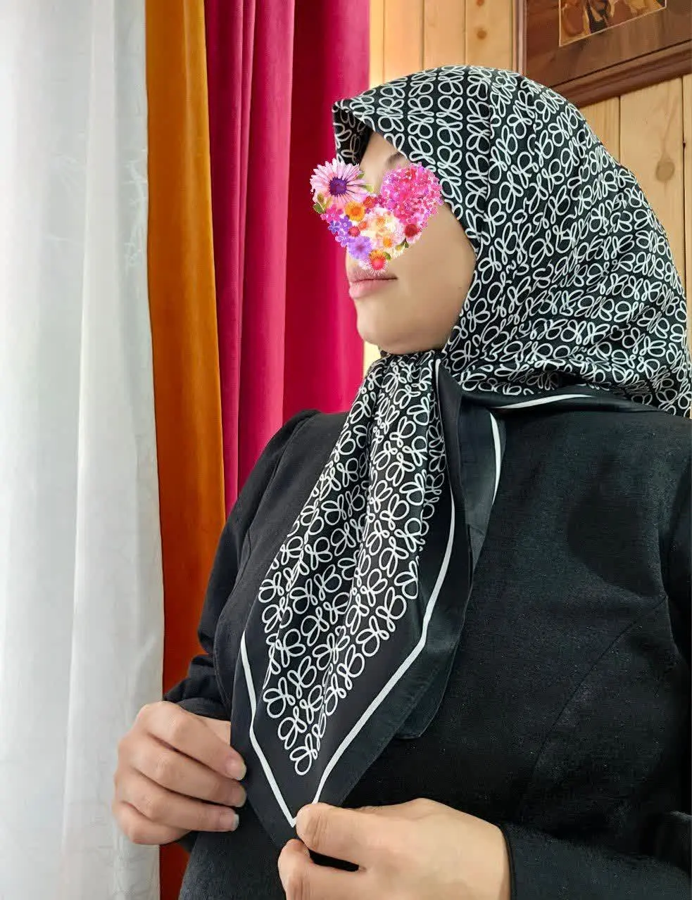 روسری ابریشم تویل وارداتی ق...