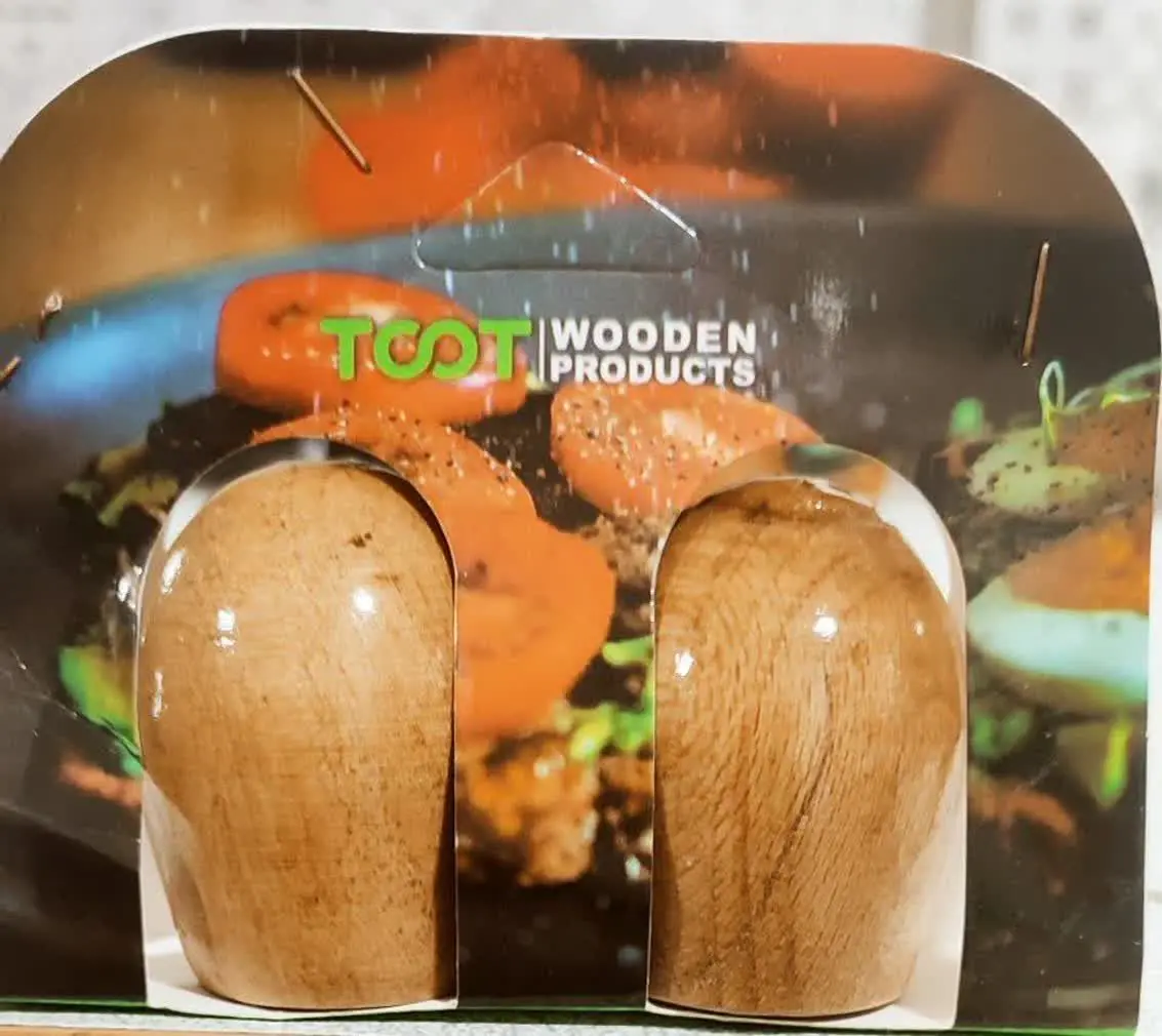 نمکپاش چوبی جفتی 
