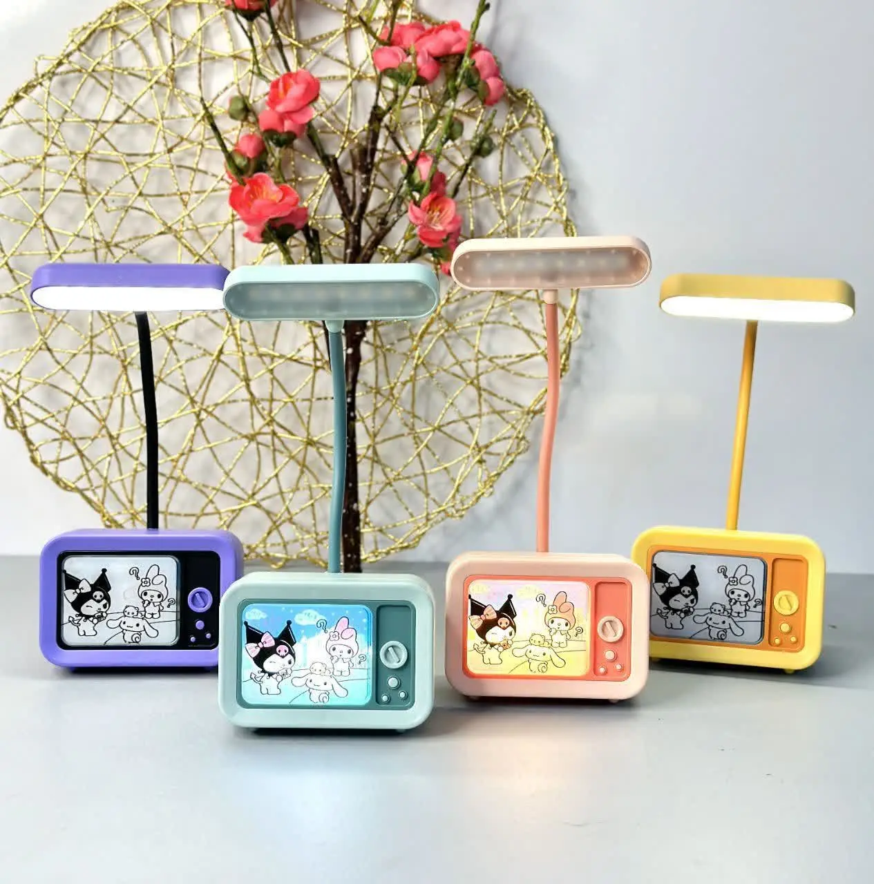 💥چراغ مطالعه طرح TV کرومی💥