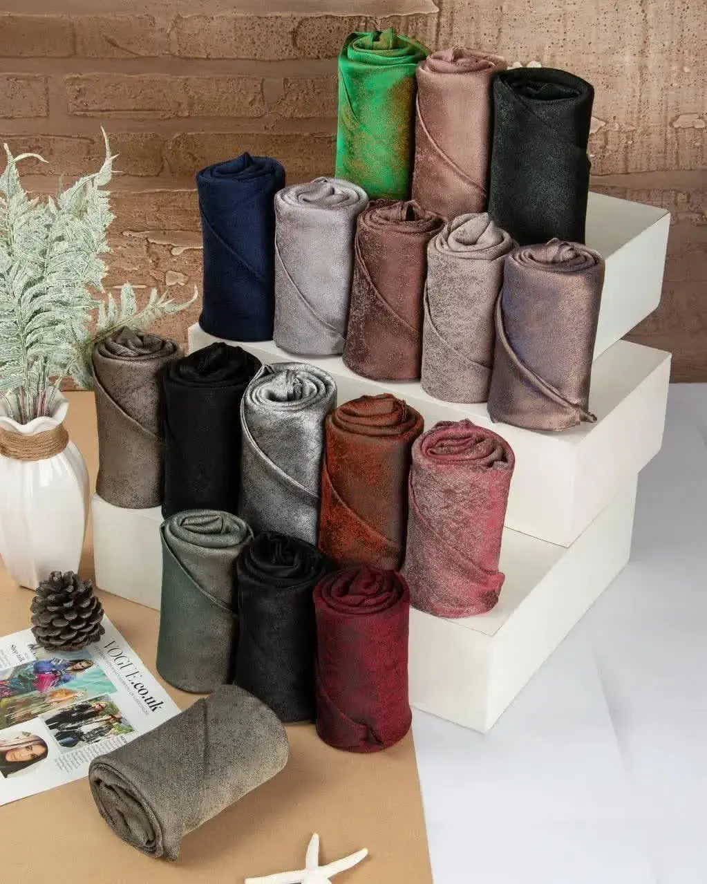 🌹روسری نخ ابریشم پتینه 
