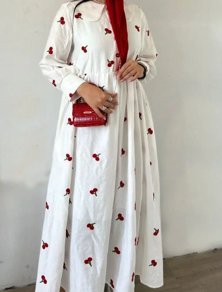 👚 پیراهن البالویی😍🍒
