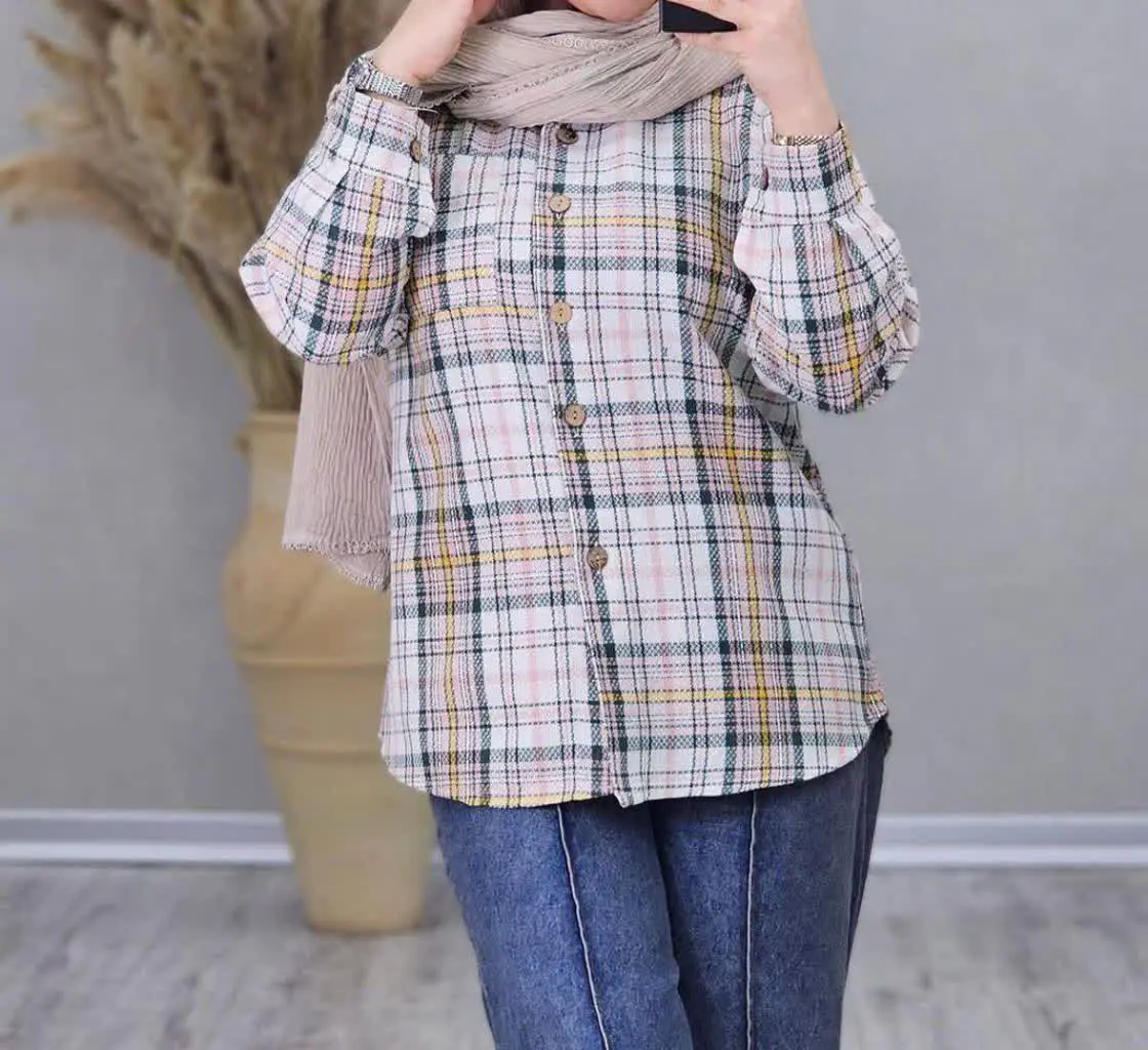 💞مانتو چهارخونه خاص و شیک💞
