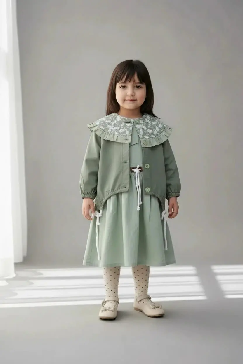 • این سارافون زیبا کت ست هم...