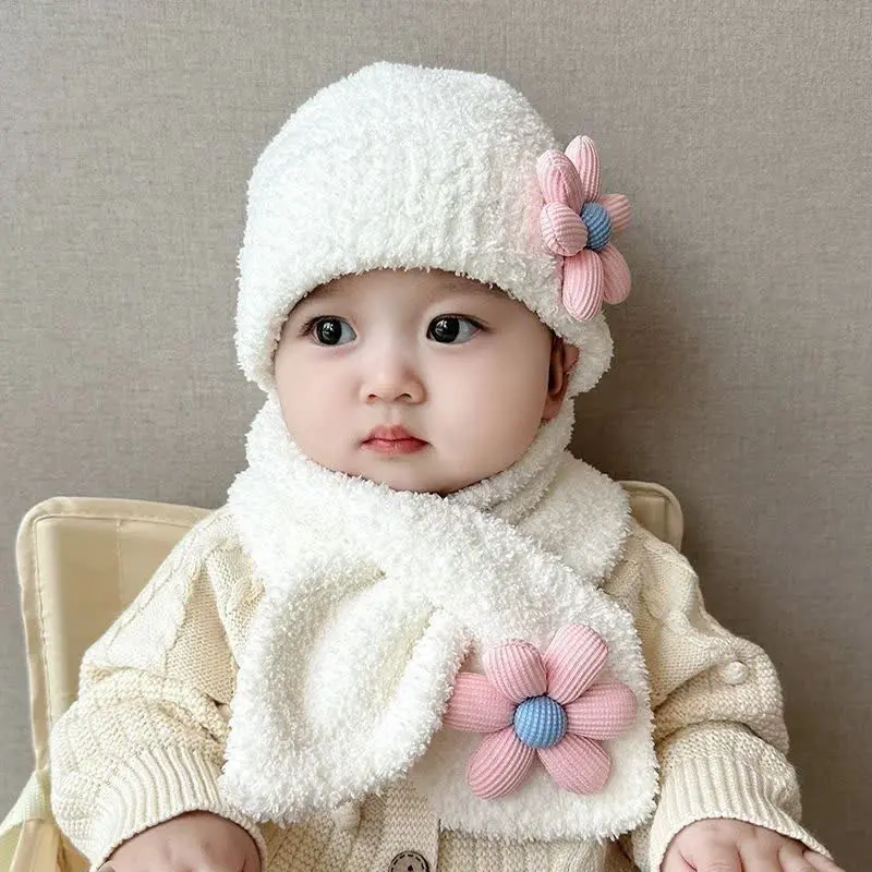 👒 کلاه شال بچگانه موهر گل