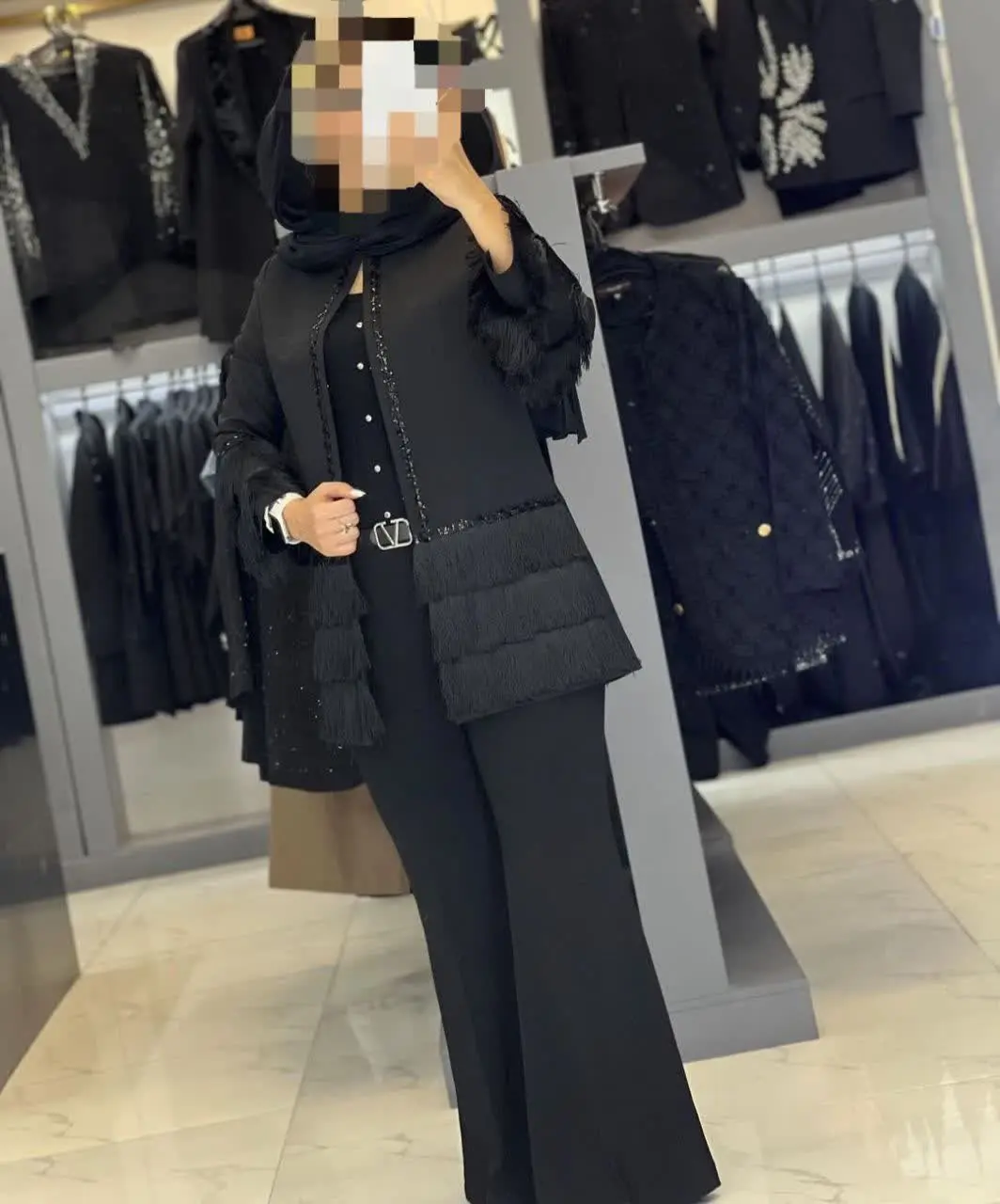  کت مجلسی ریش دار
