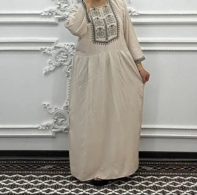 پیراهن نخی طرح چاپی