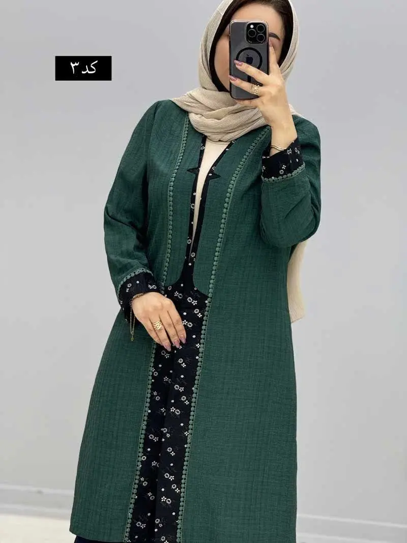 🖋نام: مانتو مزونی نیلی ۲