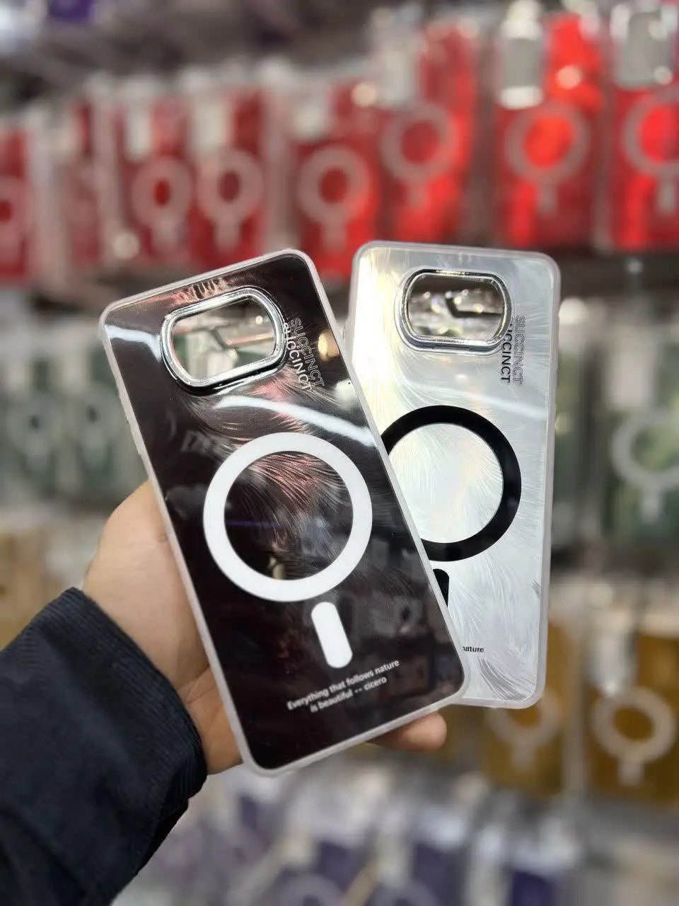 📱مدل قاب: قاب براش طرح مگسیف رنگی مخصوص انواع #سامسونگ #شیائومی 
