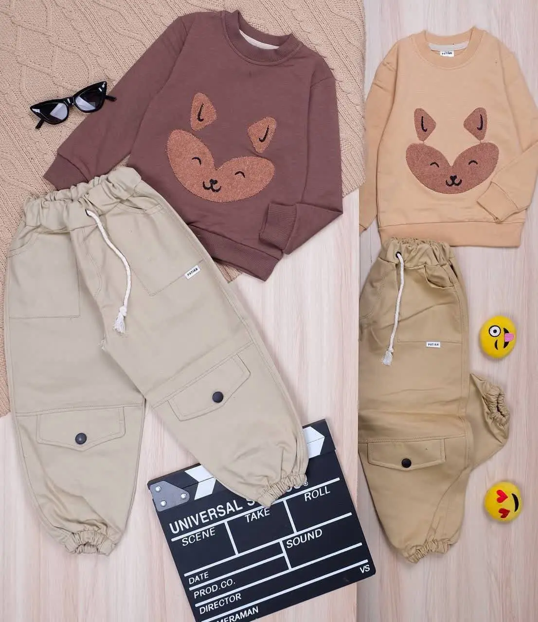 👫بلوز و شلوار کتان شنل دوزی روباه👫
