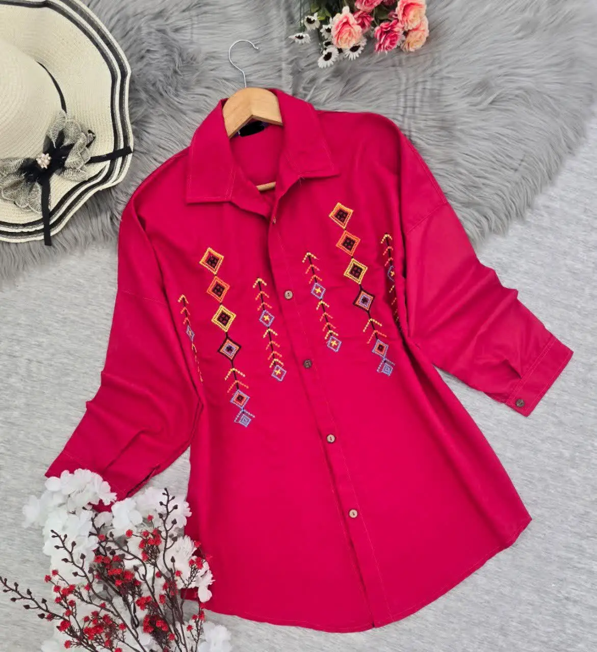 نام: شومیز مانتویی هانا
