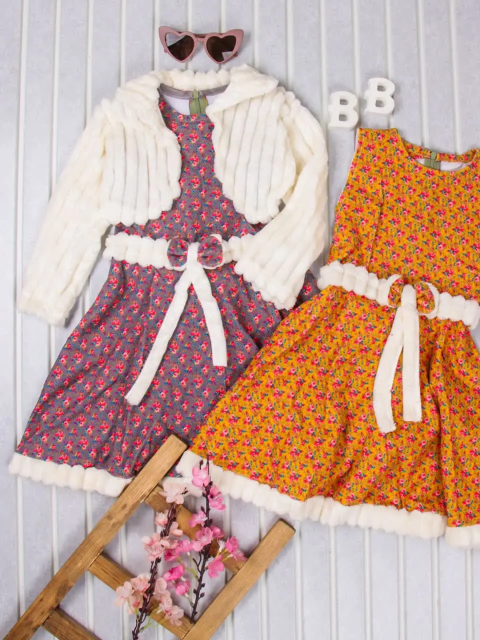 💢کت سارافون گل ریز پاپیون💢