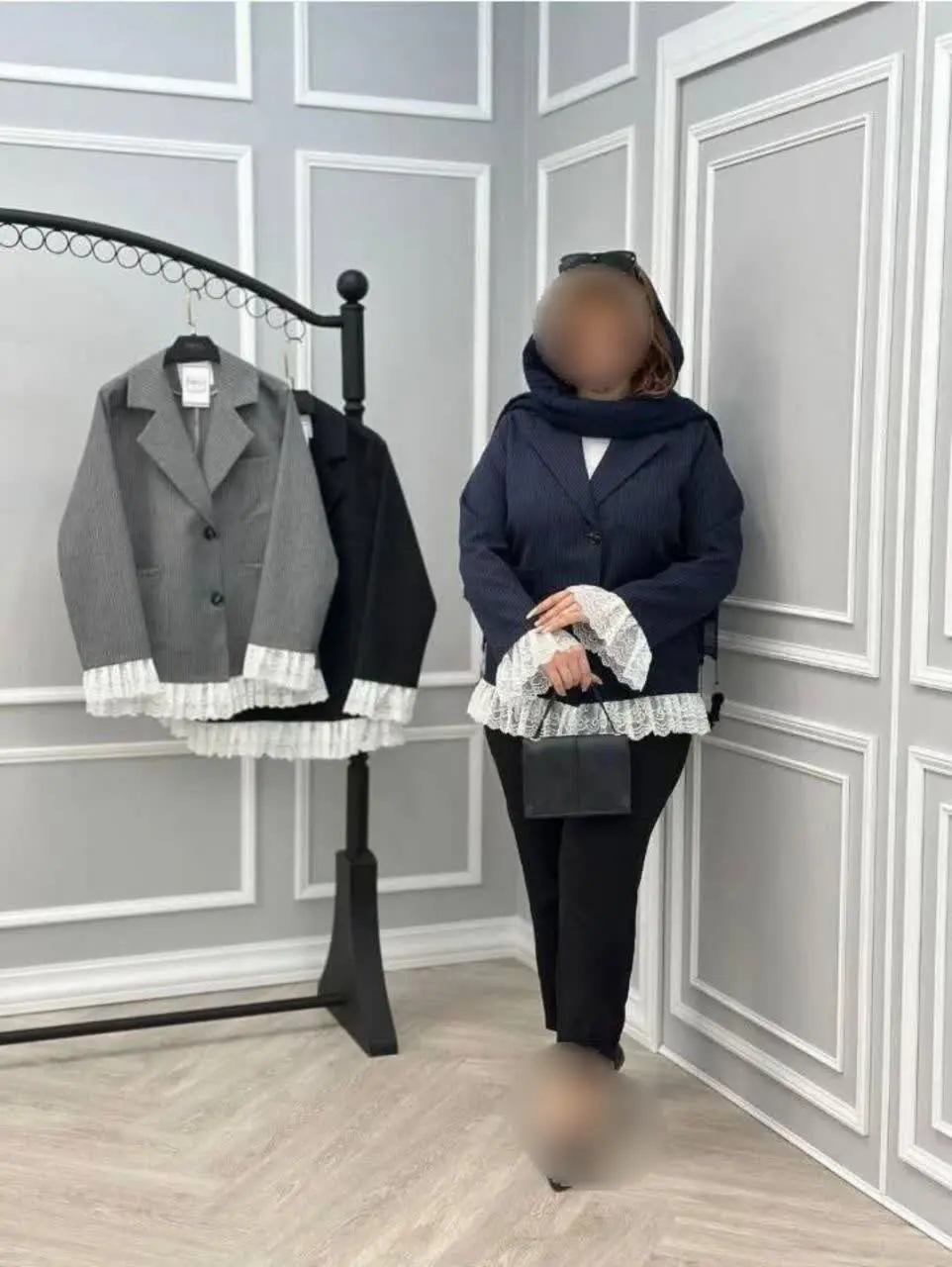 نام: کت دیپلمات نوار سفید