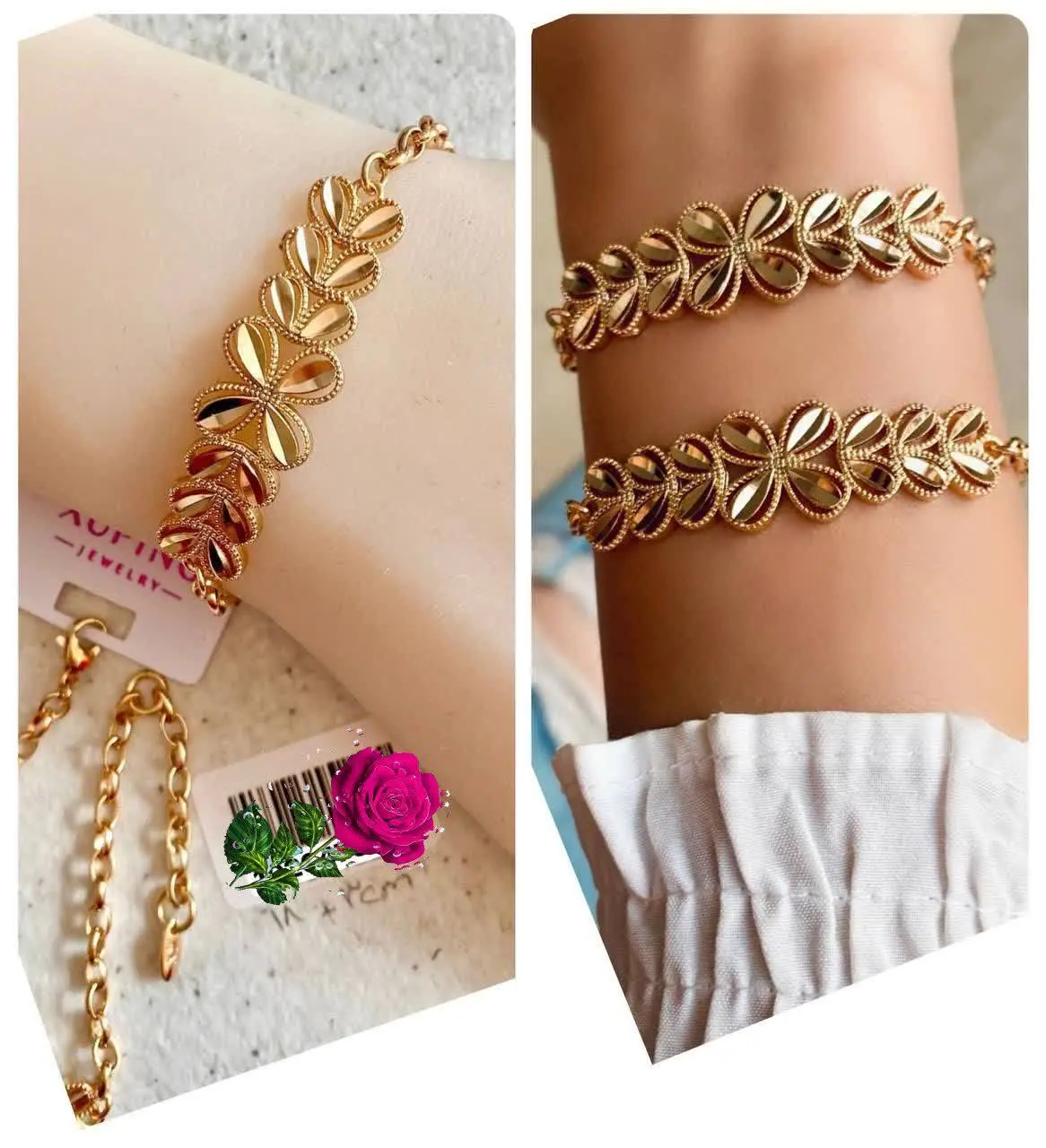 #دسبند طرح طلا 😍 
