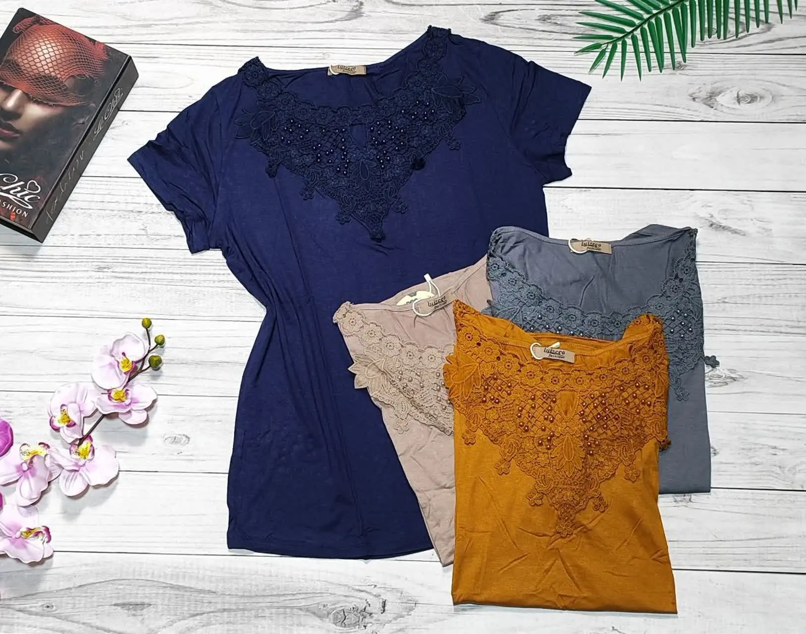 #تیشرت وارداتی مدل مرواریدی 💫
