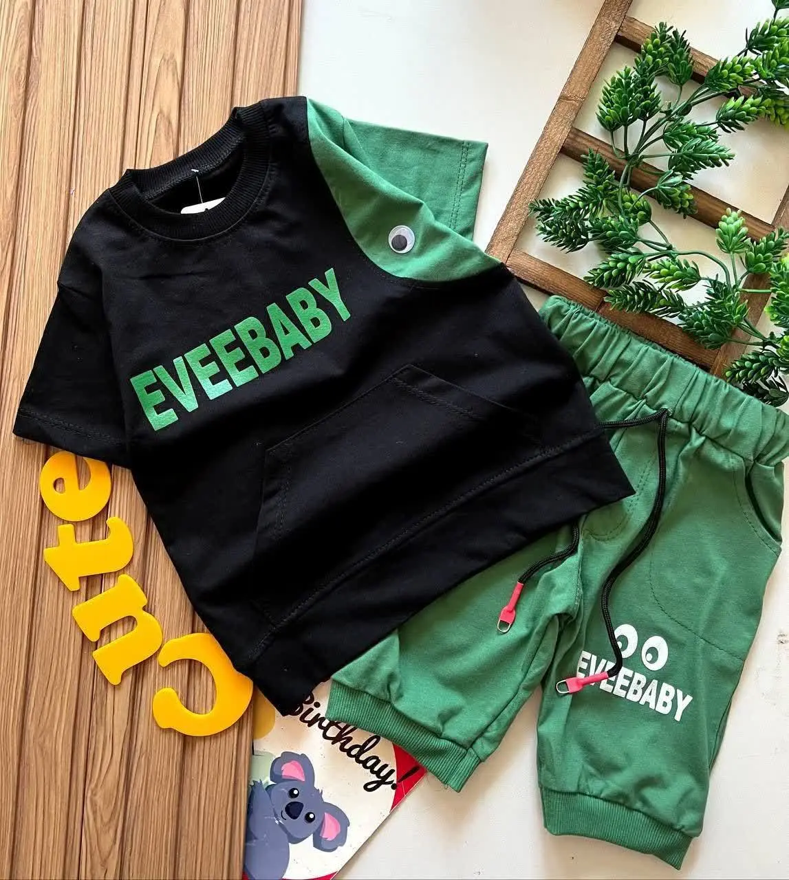 💞ست دوتکه دایناسور چشمی 💞 
