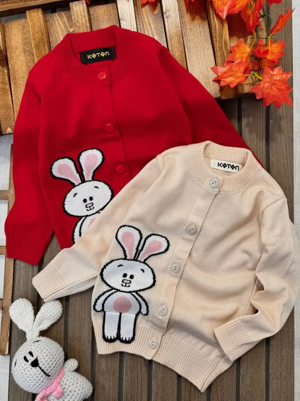 پلیور خرگوش صورتی🐰🩷
