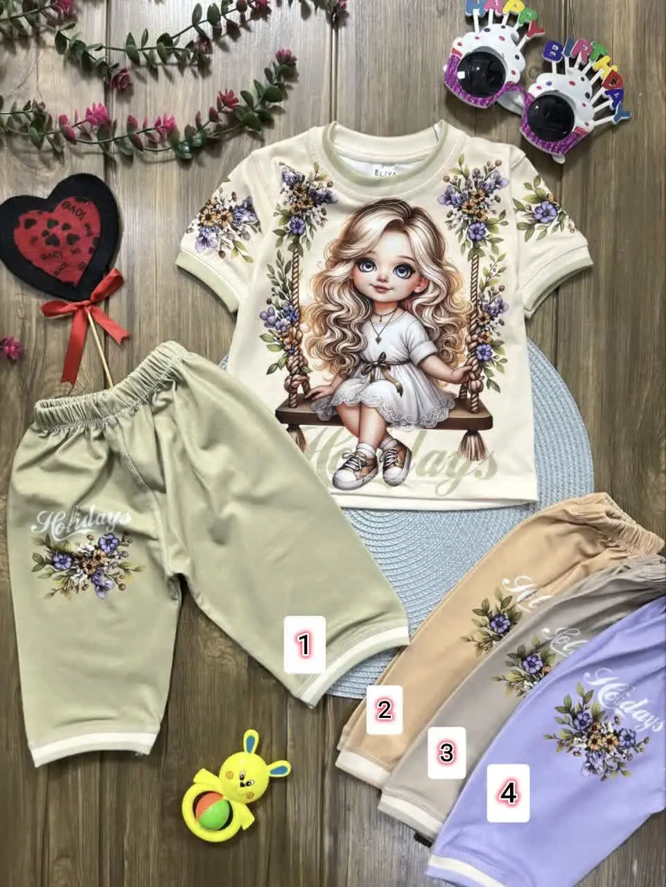 😍لباس دخترانه مجلسی دخترک مو بلوند😍
