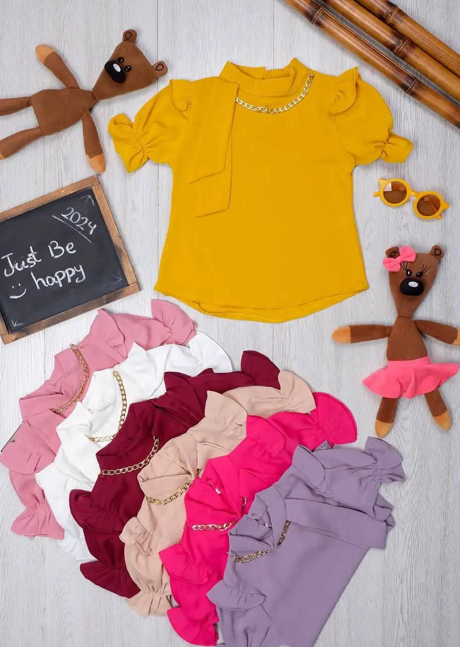 👫شومیز دخترانه طرح آیسان👫
